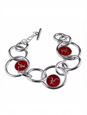 Sandol Alabama Crimson Tide Logo Bracelet